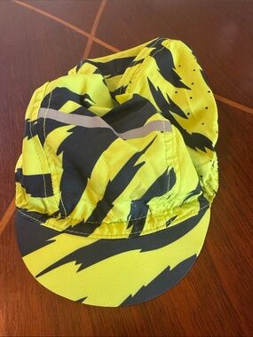 Specialized Yellow & Black Cycling Cap with Reflective Stripe